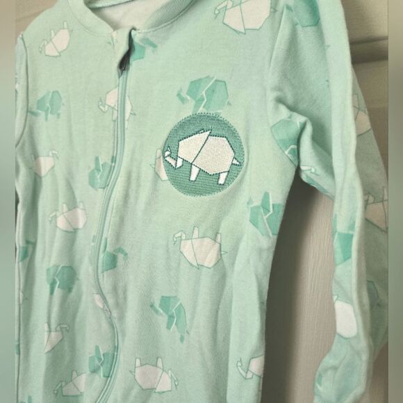 Tuffy Mint Green Elephant Sleeper 12 M - Picture 2 of 4